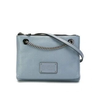 Marc by Marc Jacobs Ice Blue Double Decker Crossbody Bag